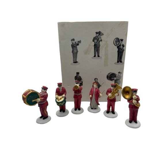 Department 56 SalvationArmy Band Set of 6 Heritage Village Collection - Picture 4 of 10